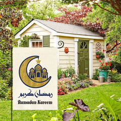 Ramadan Kareem Garden Flag Vertical Double Sided Moon And Star Flag