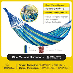 Canvas Hammock for Camping, Anti-rollover, Comfortable