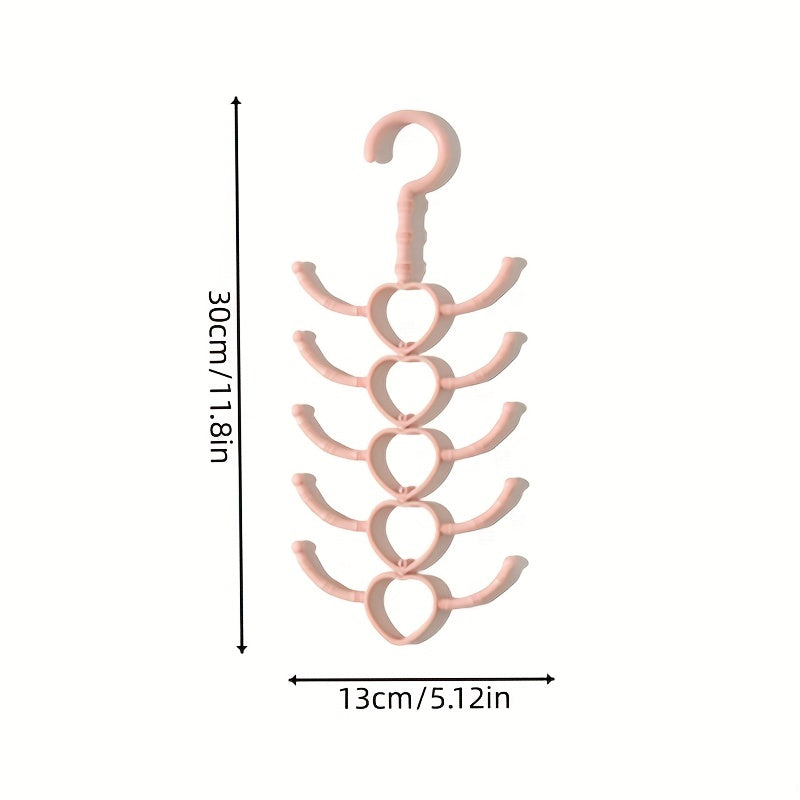 360 Rotatable Hat Rack Shoe Hook Belts & Scarf Hanger