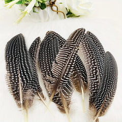 20pcs Natural Turkey Feather Craft Decoration Clothing Hats Home Party