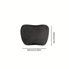 Suede Car Headrest Pillow Soft Car Neck Pillow