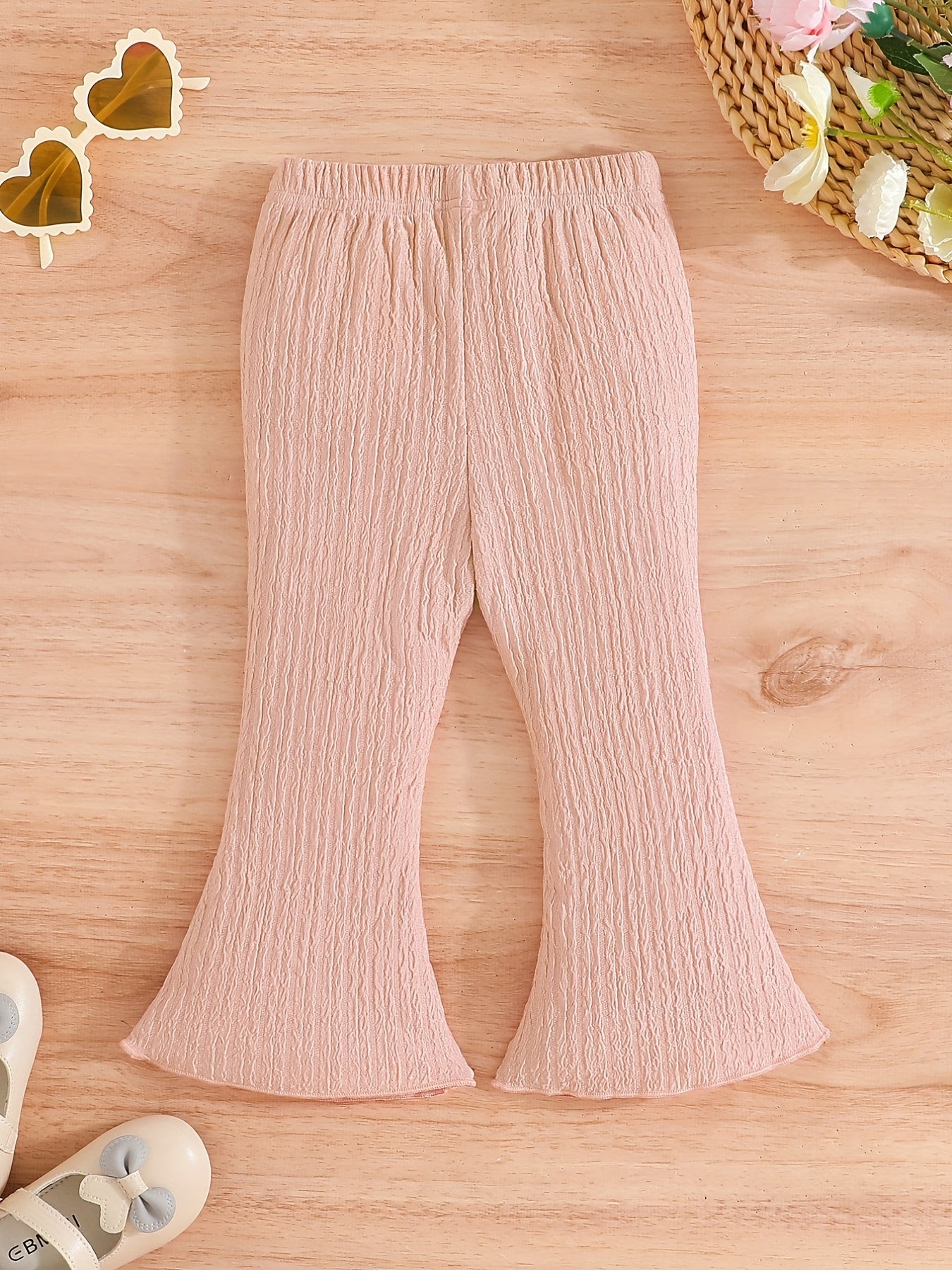 Toddler Baby Girls Flared Pants 3pcs Set