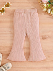 Toddler Baby Girls Flared Pants 3pcs Set