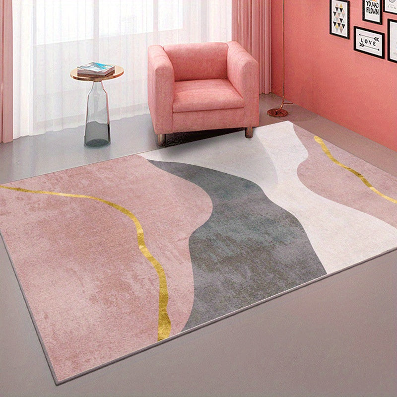 Modern Geometric Area Rug Soft Washable Carpet 5.90x8