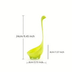 Dinosaur Tea Strainer Water Monster Spoon Colander Long Handled Kitchen Spoon