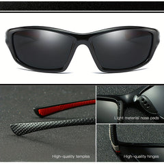 4pcs Sports Sunglasses For Men Polarized High Sunglasses For Driving Cycling