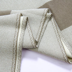 Men's Vertical Stripes Thick Scarf Warm