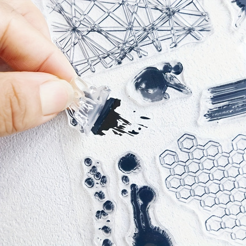 Ink Transparent Silicone Stamp for Card Making DIY Crafts
