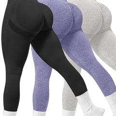 High Waist Butt Lifting Leggings Women Gym Booty Tights