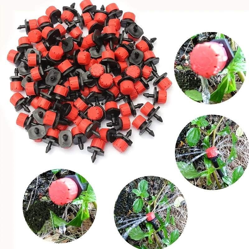 50/100pcs Micro Flow Dripper Drip Head Sprinklers for Irrigation System