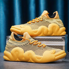 Men's Breathable Sports Shoes Casual Lace Up Sneakers