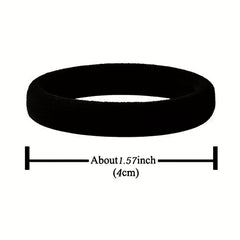 50pcs Seamless Elastic Rubber Hair Bands for Girls and Adults