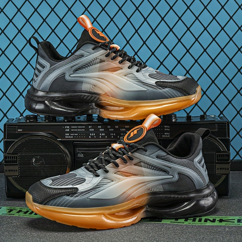 Men's Lace-up Chunky Sneakers Dad Shoes Athletic Shoes