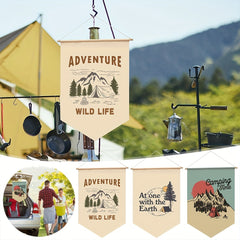 Camping Campsite Flag Garden Decoration Camping RV Lawn Decoration