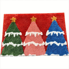 Christmas Non-slip Bath Mat Cartoon 3D Bathroom Rug