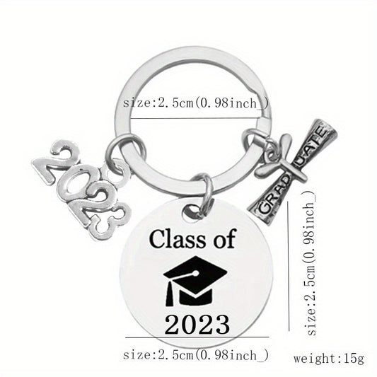 Boys Creative Pendant Keychain My Story Is Just Beginning Stainless Steel Gift