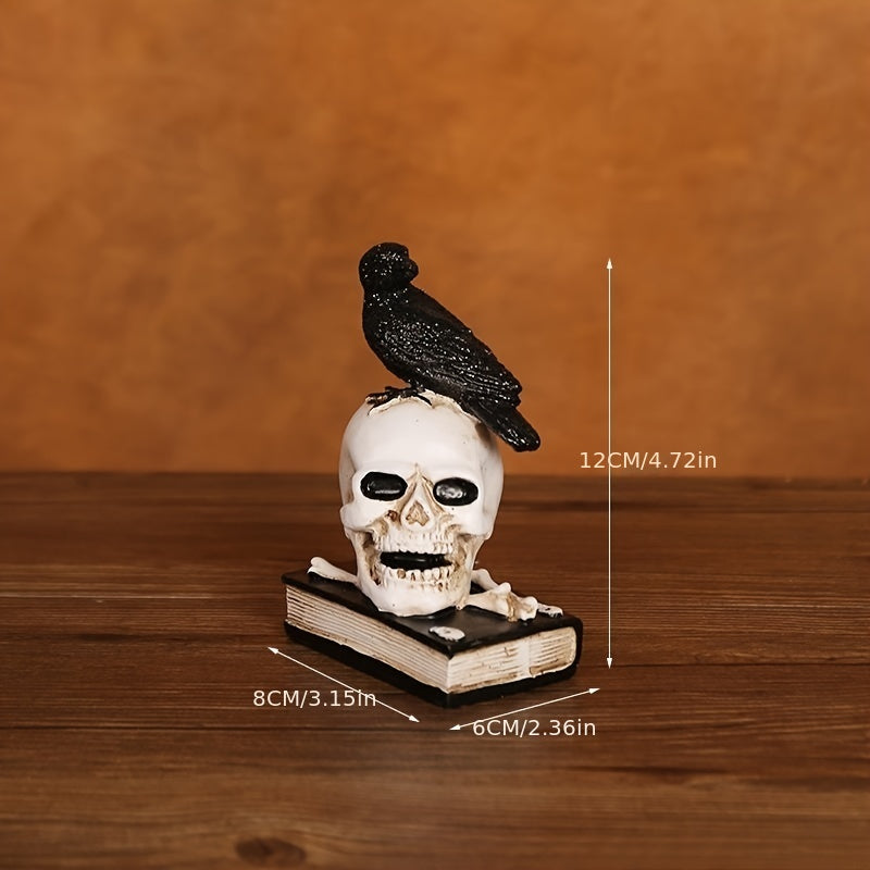 Halloween Skull Resin Decoration Collectible Toy