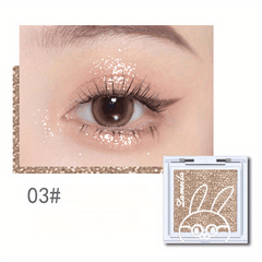 Monochrome Eyeshadow Powder Glitter Highlighter Sequins