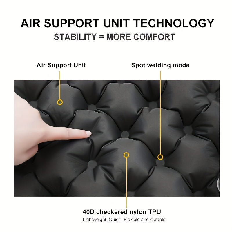 Outdoor Inflatable Seat Cushion Portable Waterproof Sitting Pad for Camping
