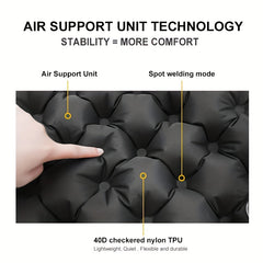 Outdoor Inflatable Seat Cushion Portable Waterproof Sitting Pad for Camping