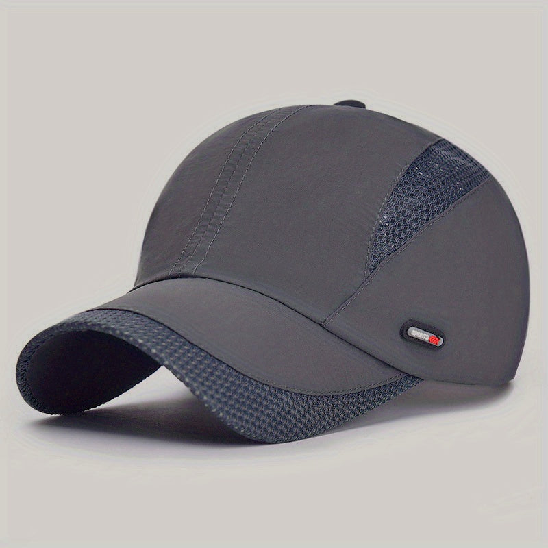 Men's Mesh Quick Dry Big Brim Baseball Cap