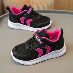 Girl's Breathable Sneakers Soft Sole Shoes For Kids