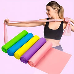Yoga Pilates Resistance Band Stretch Training Bands with Different Strengths