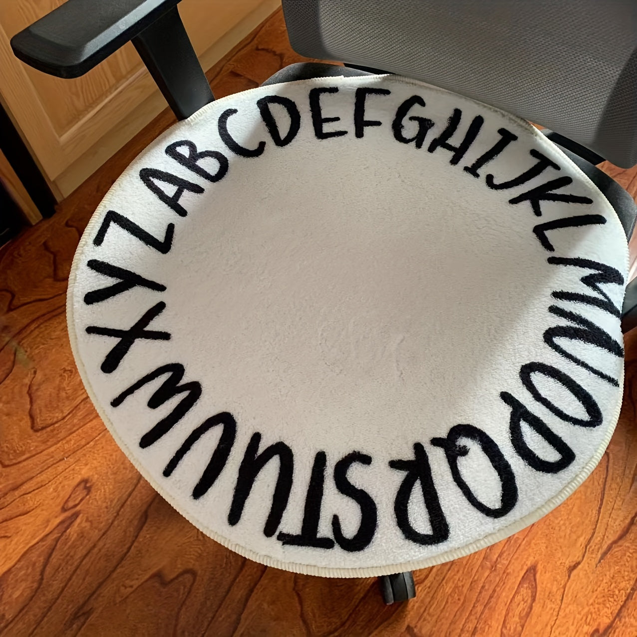 1pc Round Cashmere Rug Bedroom Rug Living Room Coffee Table Mat