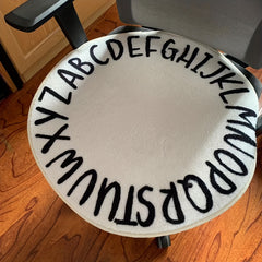1pc Round Cashmere Rug Bedroom Rug Living Room Coffee Table Mat