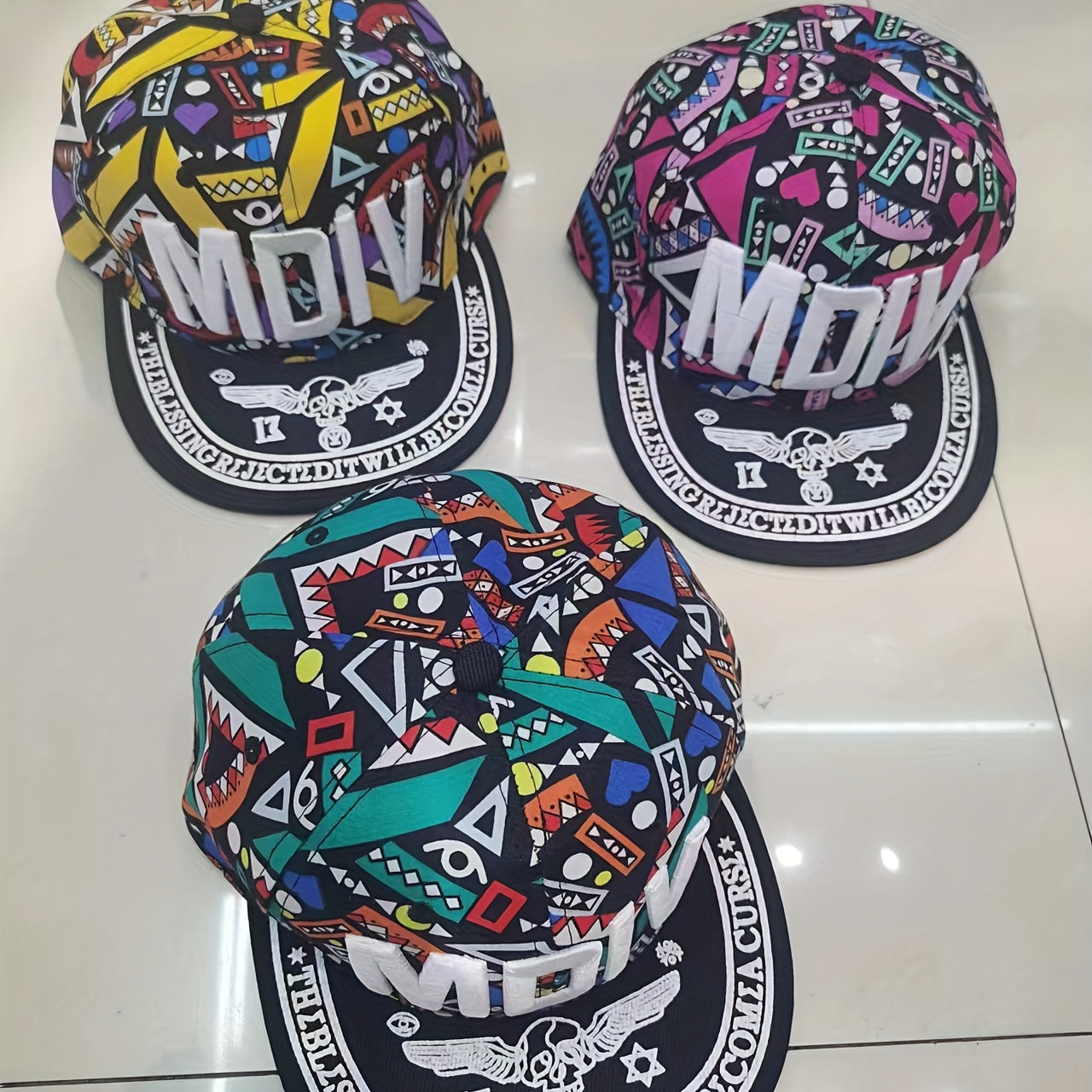 Classic Style Unisex Hip Hop Hat Couple Flat Brim Cloth Hip Hop Cap