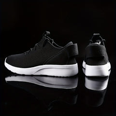 Men's Breathable Knit Lace Up Sneakers