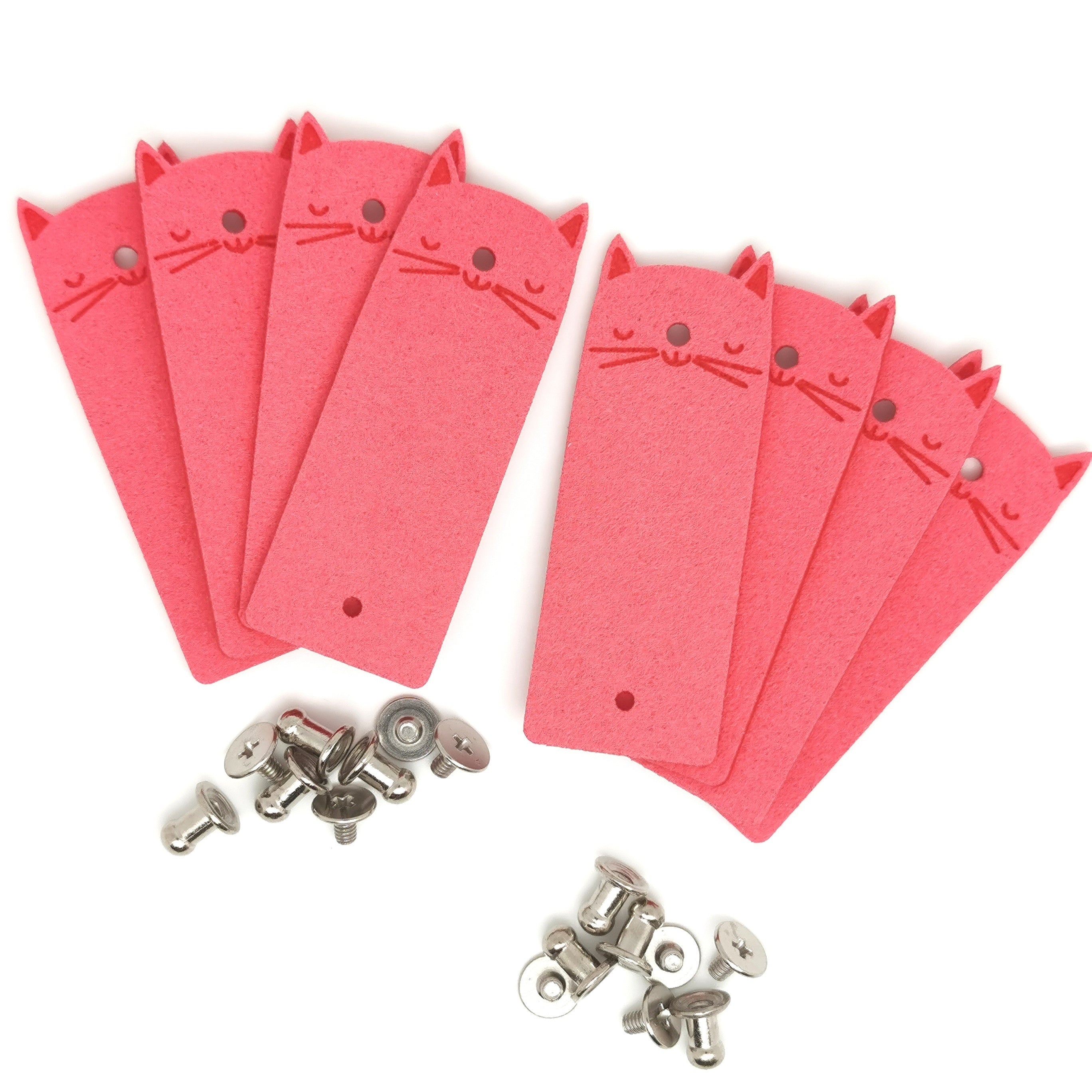 8pcs Kitten Labels Clothes Labels DIY Sewing Clothing Accessories