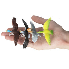 12pcs Bird Animal Model Toys Set for Christmas Halloween Birthday
