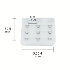 10 Pcs Bra Strap Extenders Adjustable Comfort For Braless Look