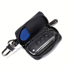 Leather Key Case Car Key Shell Waist Hanging Home Car Key Storage Bag