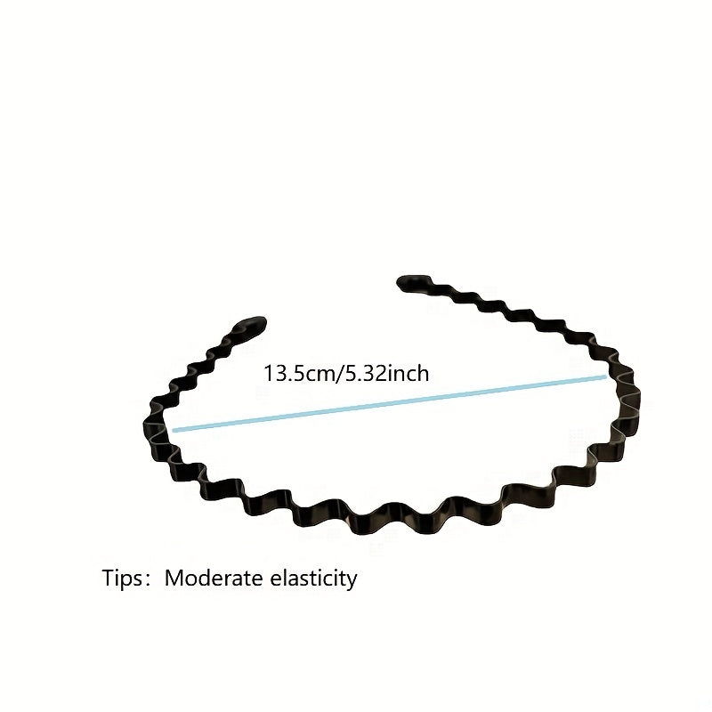 Men's Big Back Hair Hoop Oil Head Sports Headband