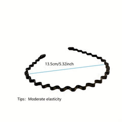 Men's Big Back Hair Hoop Oil Head Sports Headband