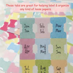 120pcs Sticky Index Tabs Writable Self-adhesive