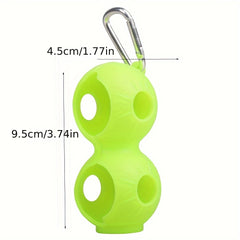 Silicone Golf Ball Holder for 2 Balls