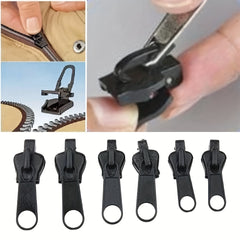 6pcs Zipper Plastic Slider Set for DIY Zipper Repair Sewing