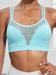 Double Back Cross Straps Sports Bra No Wire Bralette