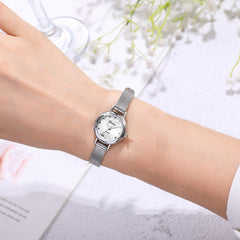 Small Dial Quartz Watch Fancy Watches Jewelry Girls Accessories