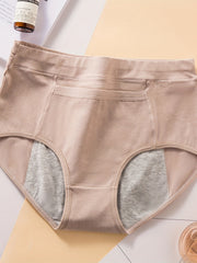4pcs High Waist Period Briefs Women's Lingerie