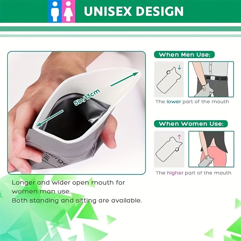 4pcs Car Emergency Urine Bag Disposable Mini Portable Vomiting Bag