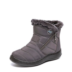 Fleece-Lined Ankle Snow Boots for Women
