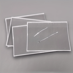 100pcs 70x100mm Gray Scratch Postcards Wedding Stickers