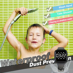 Waterproof Vibrating Alarm Watch 3 Alarm Reminder Watch Potty Training Watch