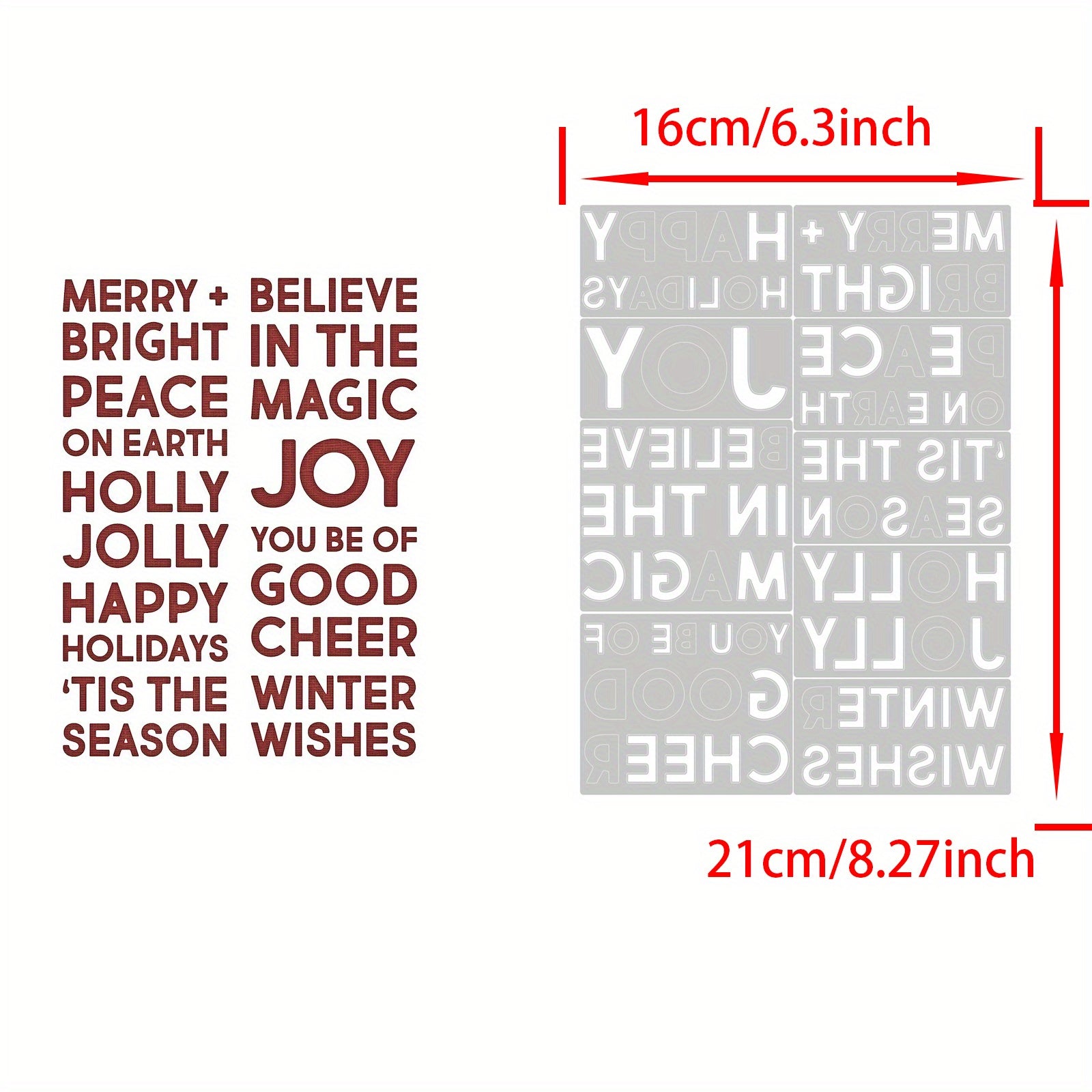 Christmas Wreath Metal Cutting Dies for Scrapbooking Card Album Craft
