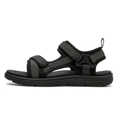 Men's Open Toe Hook And Loop Sandals Non Slip Comfortable Beach Shoes