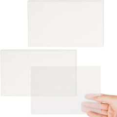 100 Sheets Transparent Liner Notes 7.62x12.7 Waterproof Adhesive Pad